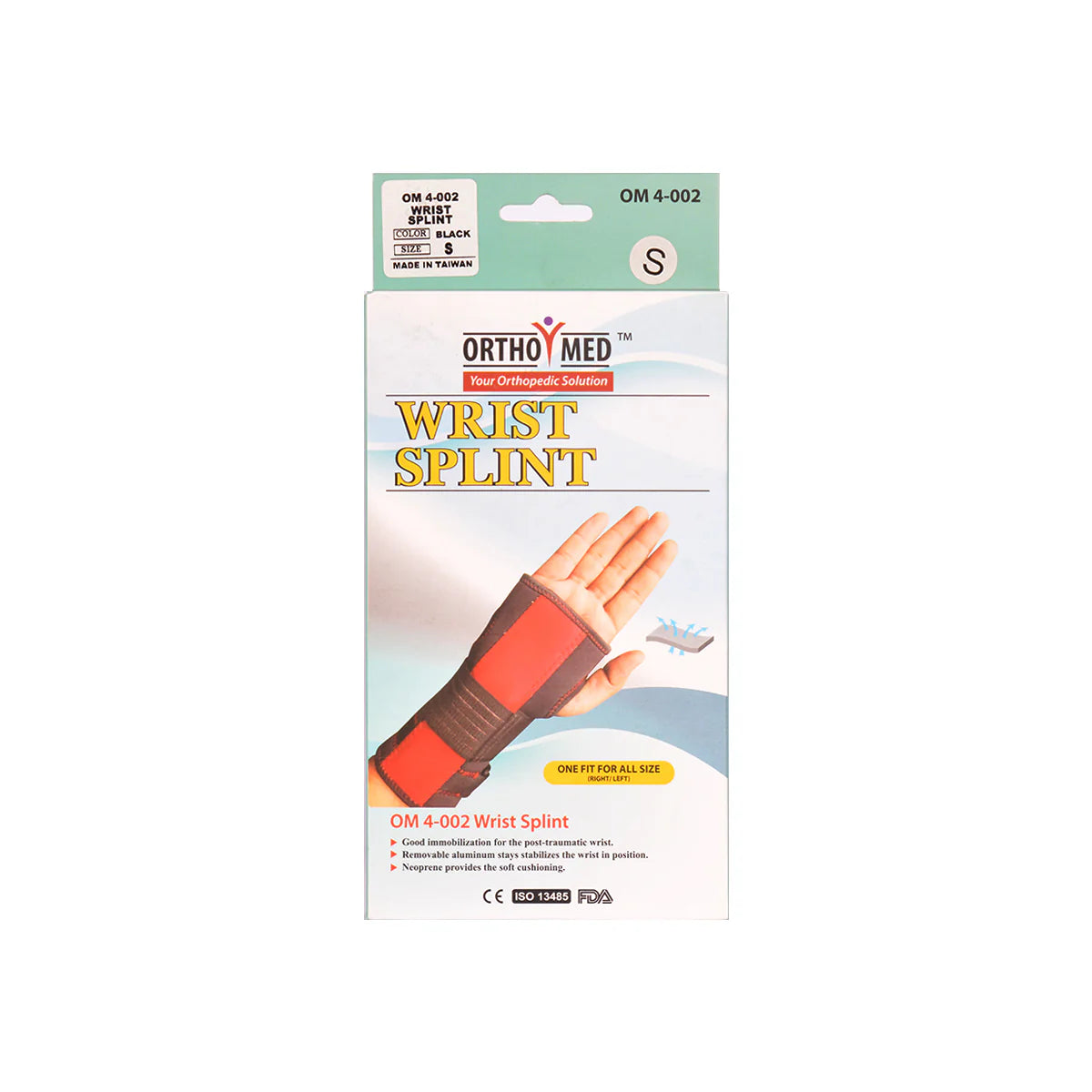 Orthomed Wrist Splint Neoprene (OM4-002)