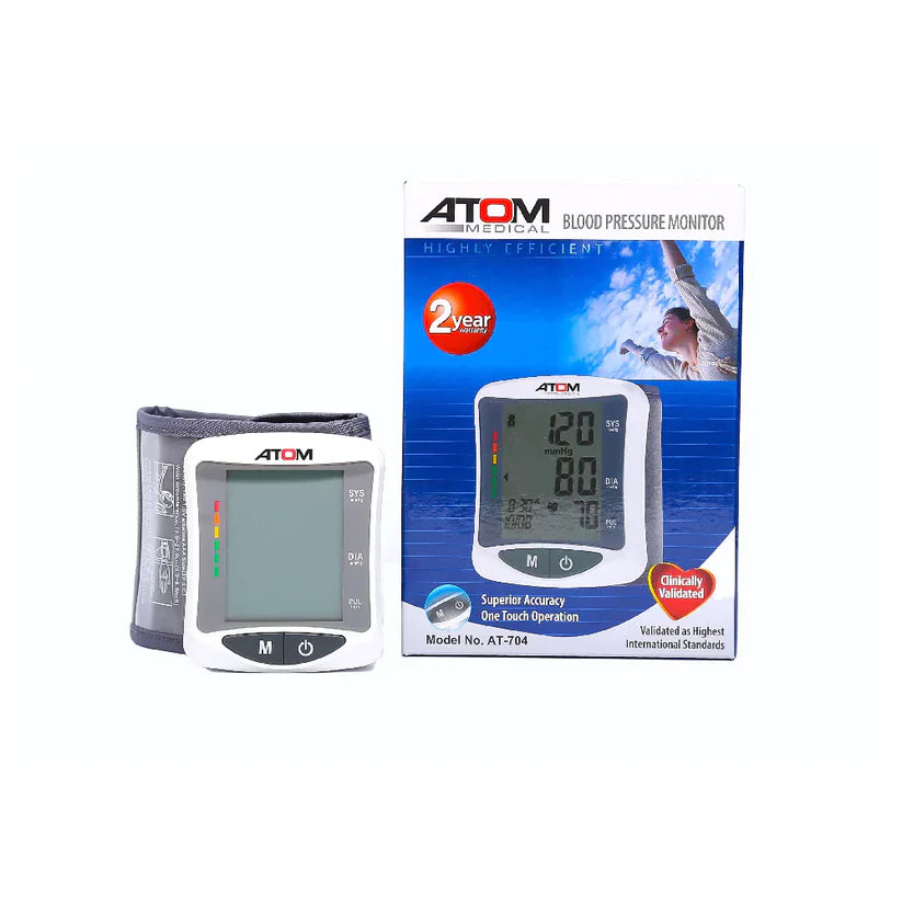 Atom Digital Blood Pressure Monitor Wrist AT-704