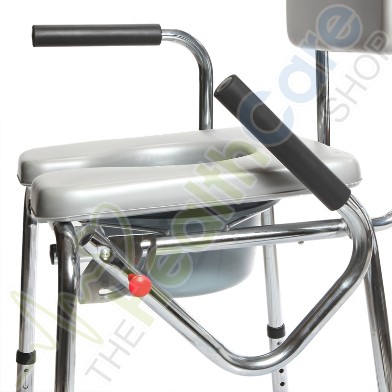Commode Chair 6671 Extra Wide – Flip-Up Armrests for Maximum Comfort & Accessibility