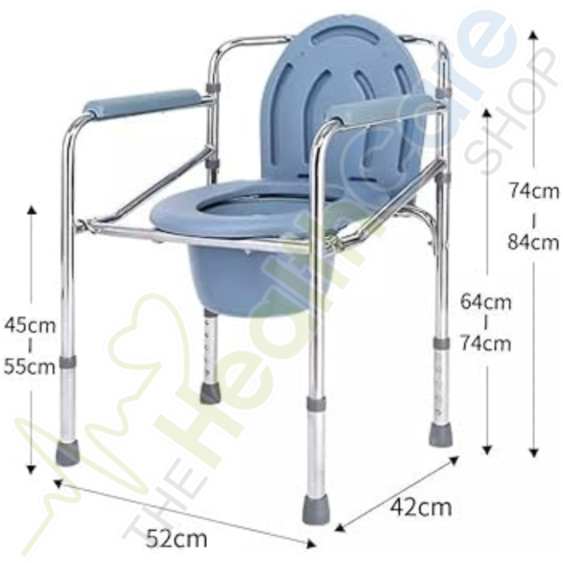 Commode Chair KY-894 – Sturdy, Comfortable & Easy to Use