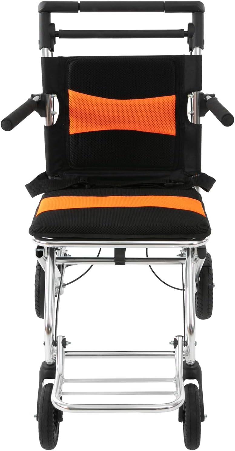 Portable Folding Wheelchair LC 9002 L (AVAILABLE IN GREEN COLOUR ONLY)