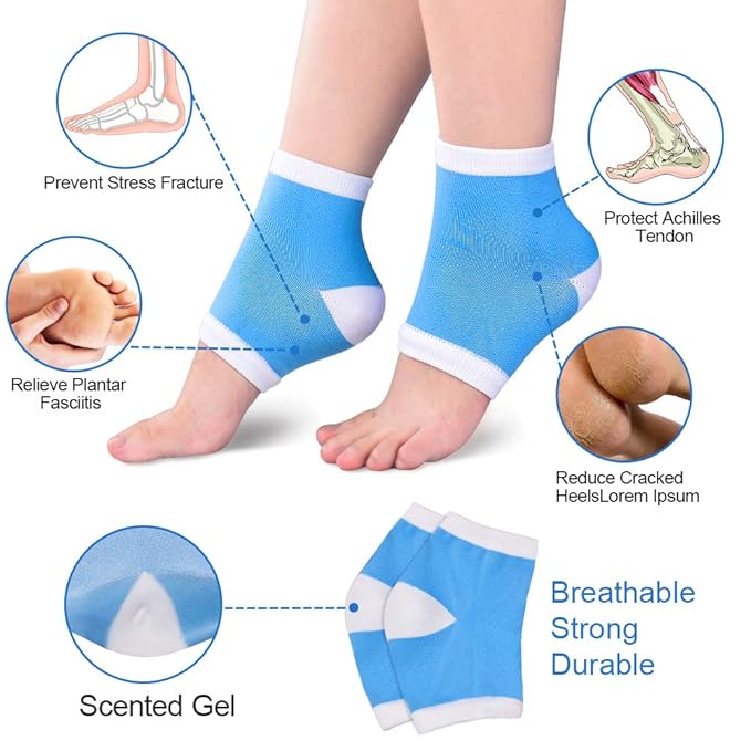 Gel Heel Socks (OM9-014)