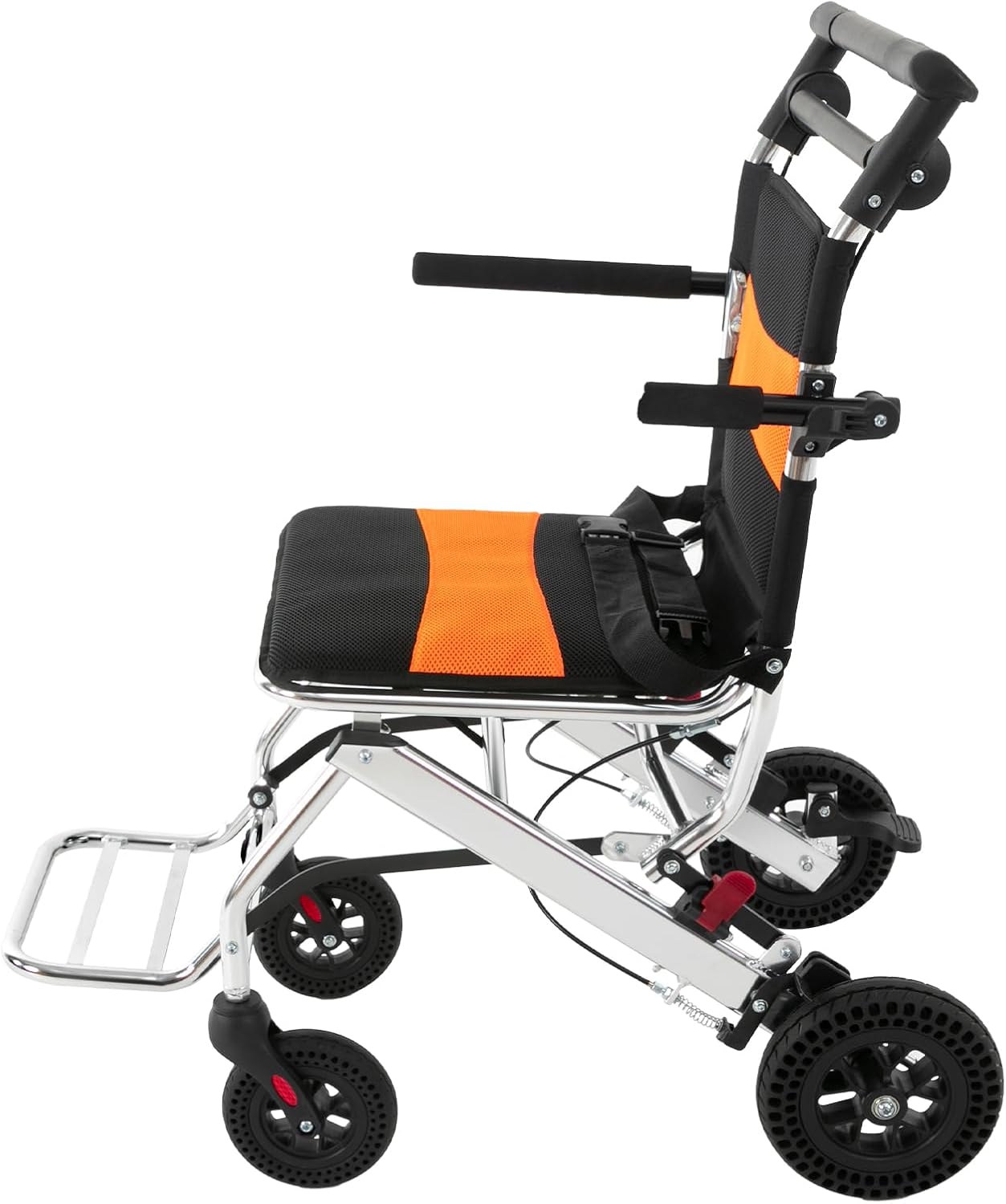 Portable Folding Wheelchair LC 9002 L (AVAILABLE IN GREEN COLOUR ONLY)