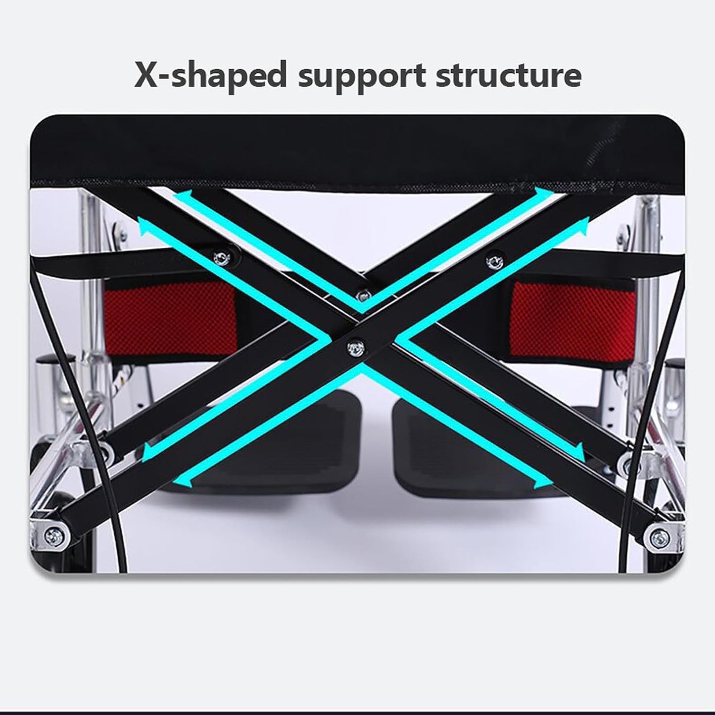 Aluminum Wheelchair 865LABJ-12 – Lightweight, Foldable & Durable Mobility Aid