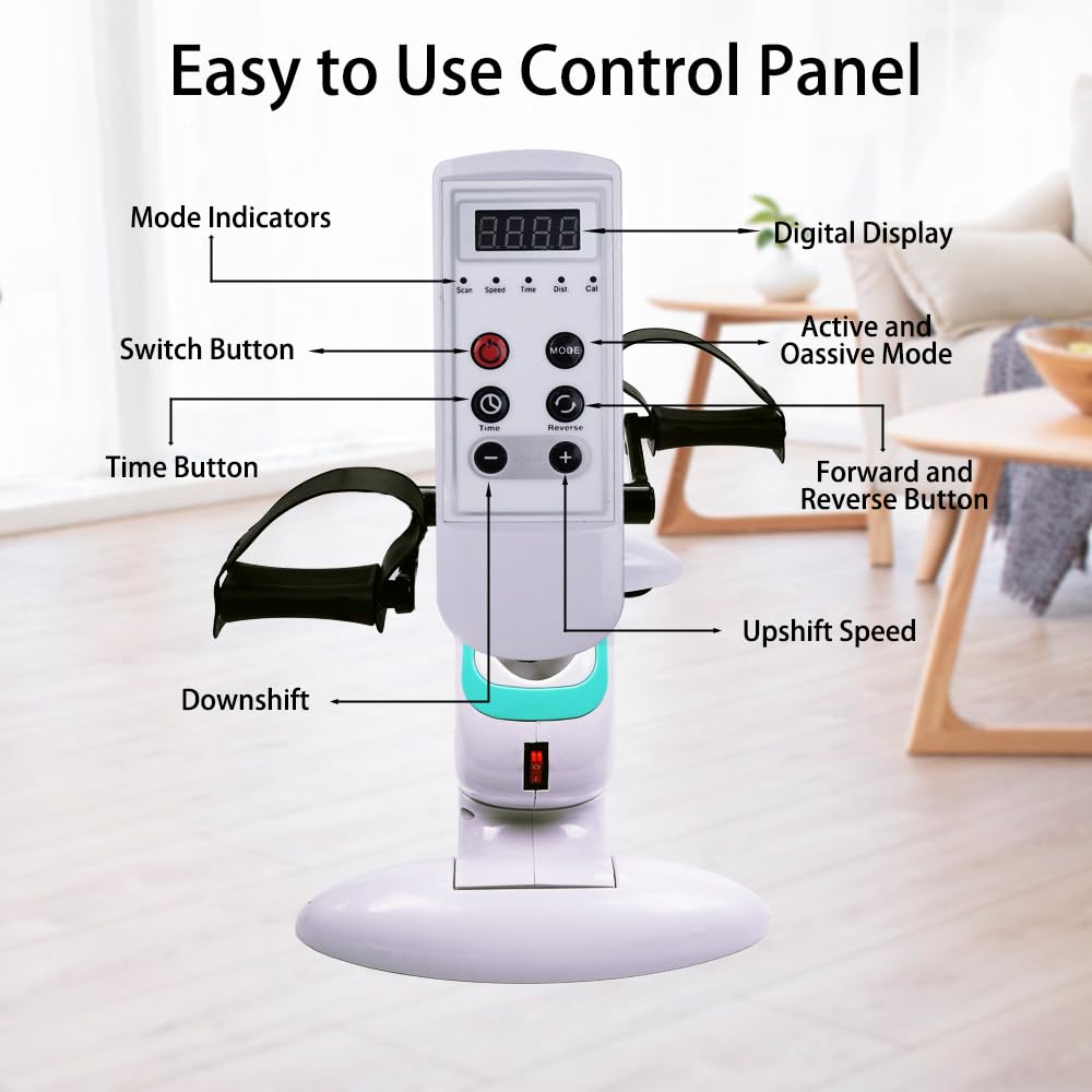 Automatic Pedal Exerciser – Motorized Mini Exercise Bike for Legs & Arms