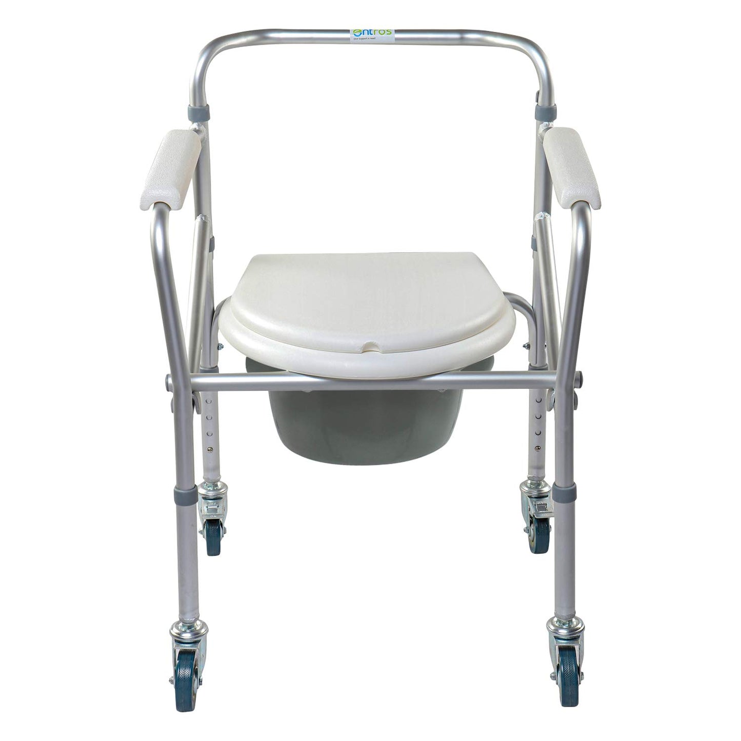 Aluminum Commode Chair – Foldable, Lightweight, Model CA-615-L