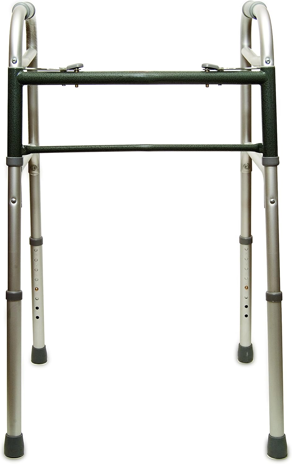 KY 965-L Aluminum Folding Walker – Lightweight, Height Adjustable, Portable Mobility Aid