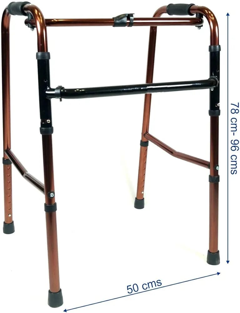 KY-919-L Adjustable Walker – Bronze Coating, Lightweight & Foldable