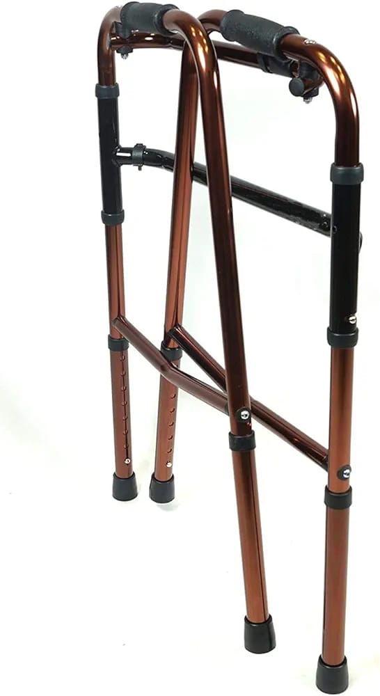 KY-919-L Adjustable Walker – Bronze Coating, Lightweight & Foldable