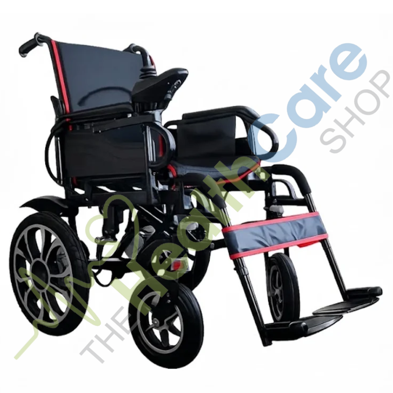 Deluxe Economical Electric Wheelchair 45cm Seat – 24V Lithium & Lead-Acid Battery | 250W Dual Motor | Heavy Duty 120kg |Model ML500111L