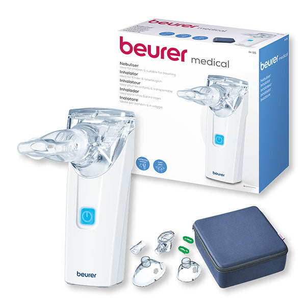 Beurer IH 55 Portable Nebuliser with Self-Cleaning Function