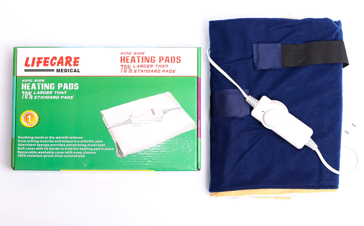 LIFE CARE HEATING PAD KING SIZE LC-240
