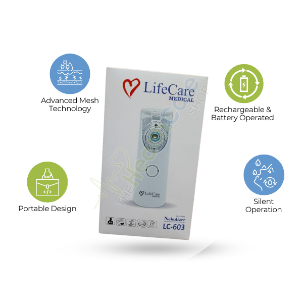 LifeCare Portable Mesh Nebulizer LC-603 | Nebulizer Machine Price in Pakistan