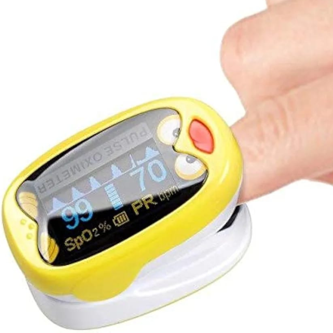 Baby Fingertip Pulse Oximeter K1 – Cute Design, Accurate Oxygen & Pulse Monitoring for Kids