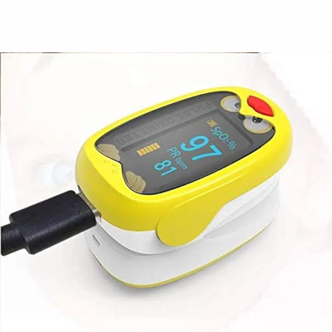 Baby Fingertip Pulse Oximeter K1 – Cute Design, Accurate Oxygen & Pulse Monitoring for Kids