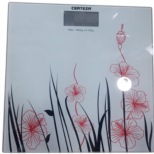 CERTEZA GS-808 Digital Glass Body Weighing Scale – Ultra-Slim Design