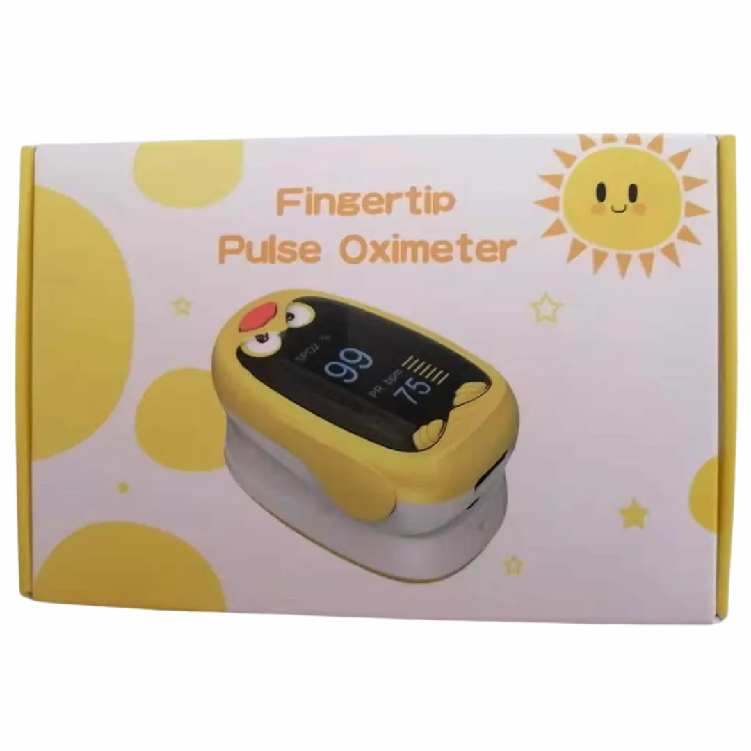 Baby Fingertip Pulse Oximeter K1 – Cute Design, Accurate Oxygen & Pulse Monitoring for Kids