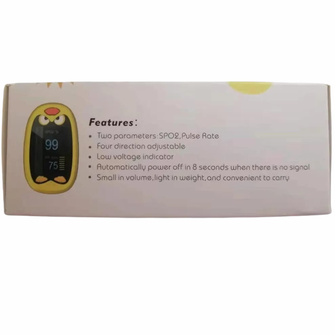 Baby Fingertip Pulse Oximeter K1 – Cute Design, Accurate Oxygen & Pulse Monitoring for Kids