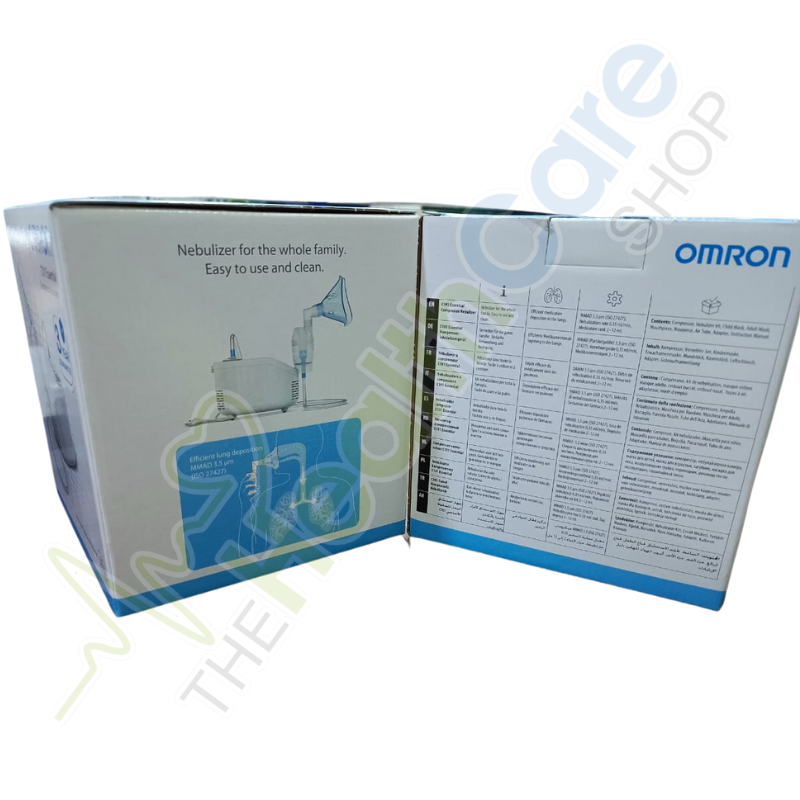Omron C101 Essential Compressor Nebulizer – 3-Year Official Replacement Warranty