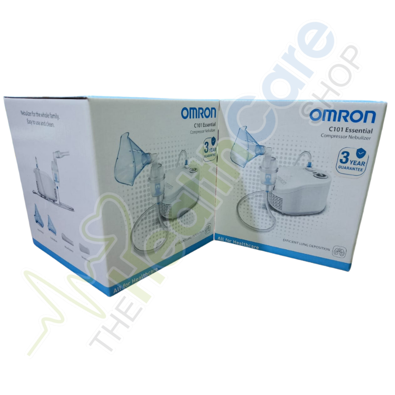 Omron C101 Essential Compressor Nebulizer – 3-Year Official Replacement Warranty