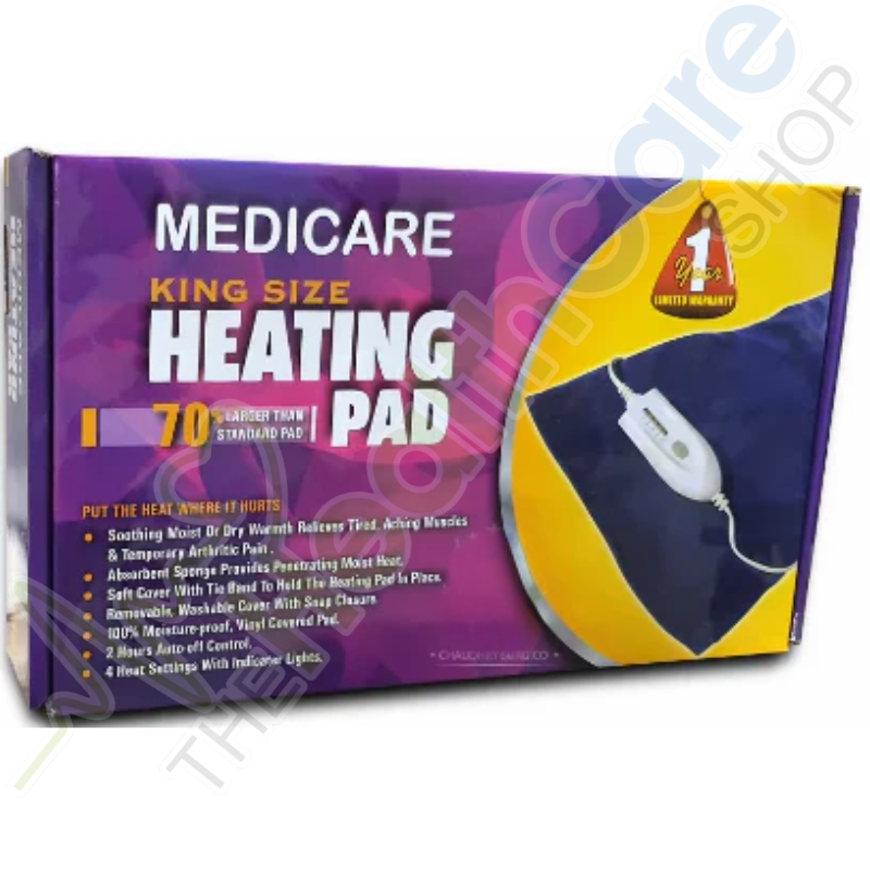 Medicare King Size Heating Pad MD-240 – Fast-Heating & Full-Body Pain Relief