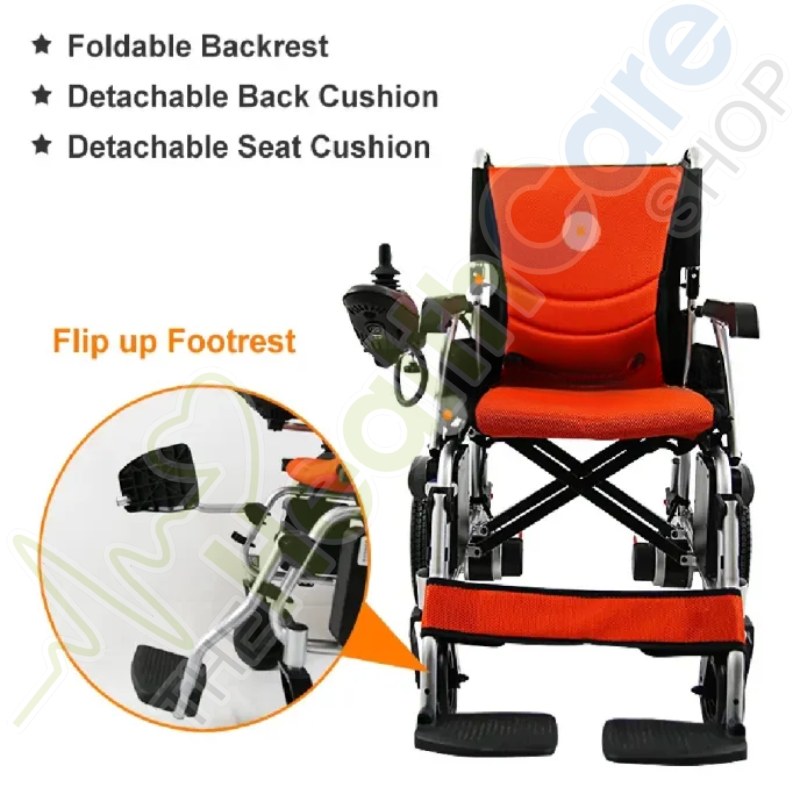 Lifecare Enterprises Aluminium High-End Electric Wheelchair (MC 114 LA) – Lightweight, Durable & Smart Mobility