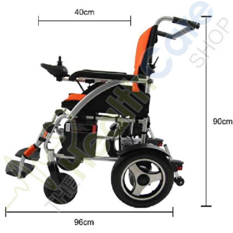 Lifecare Enterprises Aluminium High-End Electric Wheelchair (MC 114 LA) – Lightweight, Durable & Smart Mobility