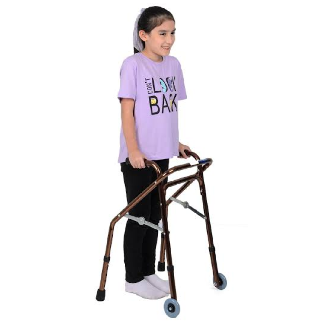 Child Walker – KY-966-L Adjustable & Foldable Aluminum Frame