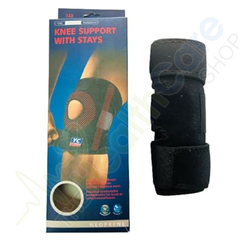 Powerest Advanced YC Knee Support – Adjustable Fit with Stays for Stability & Protection