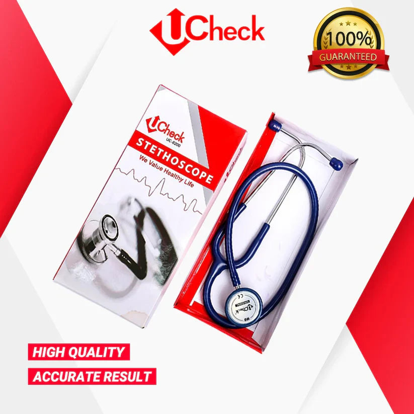U-Check Original Double Dual Head Stethoscope – High-Precision Medical Stethoscope