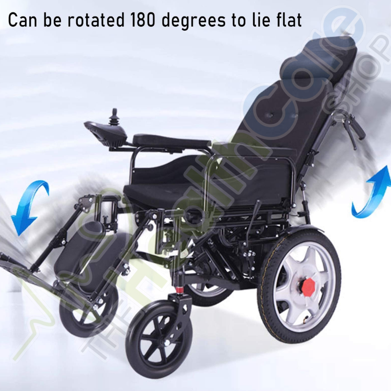 LC 2000 Electric Wheelchair – LC-2000 Reclining & Electric Footrest Wheelchair