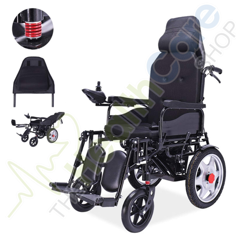 LC 2000 Electric Wheelchair – LC-2000 Reclining & Electric Footrest Wheelchair