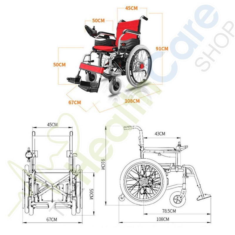 Believia Electric Wheelchair EWC-01 – Smart, Lightweight & Comfortable Mobility Solution
