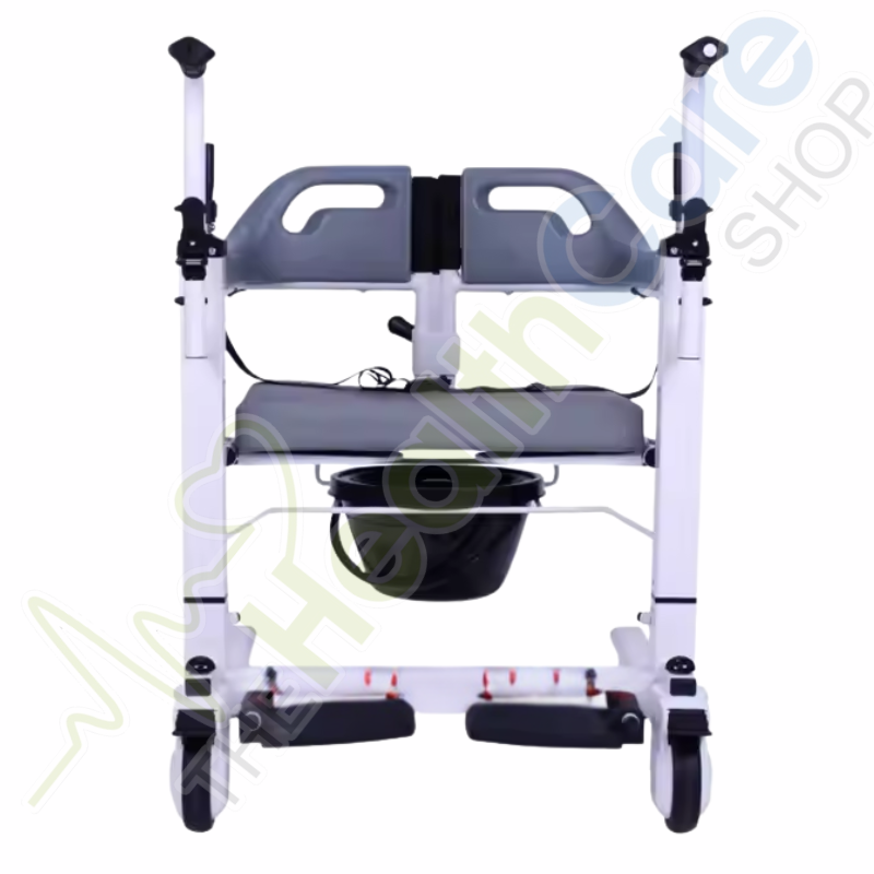 Lifecare Enterprises Fast Assemble Patient Lift & Transfer Wheelchair – Ideal for Bedridden Patients 1700LQ-51(Wide)