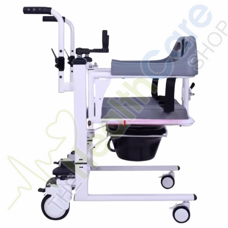 Lifecare Enterprises Fast Assemble Patient Lift & Transfer Wheelchair – Ideal for Bedridden Patients 1700LQ-51(Wide)