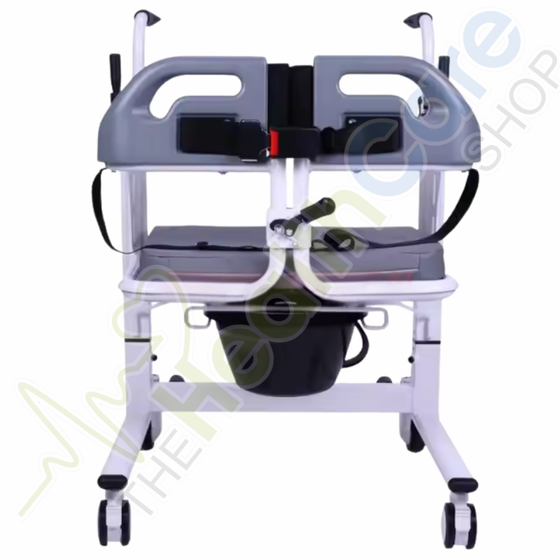 Lifecare Enterprises Fast Assemble Patient Lift & Transfer Wheelchair – Ideal for Bedridden Patients 1700LQ-51(Wide)