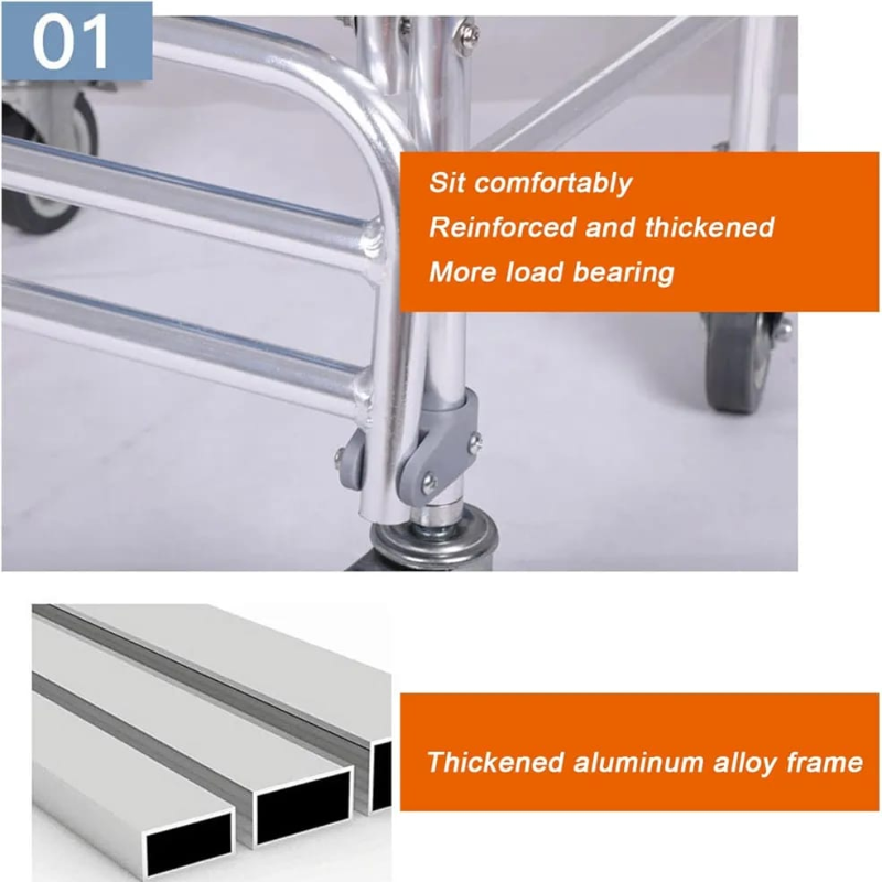 ComfortCare 614 Commode Chair – Sturdy, Comfortable & Portable Toilet Solution