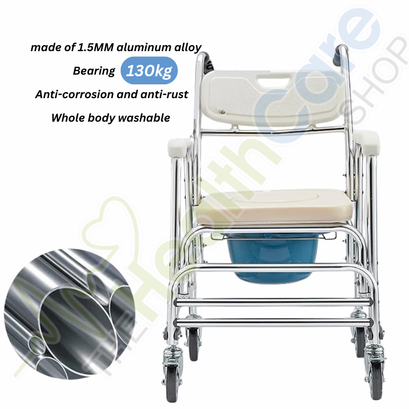 ComfortCare 614 Commode Chair – Sturdy, Comfortable & Portable Toilet Solution