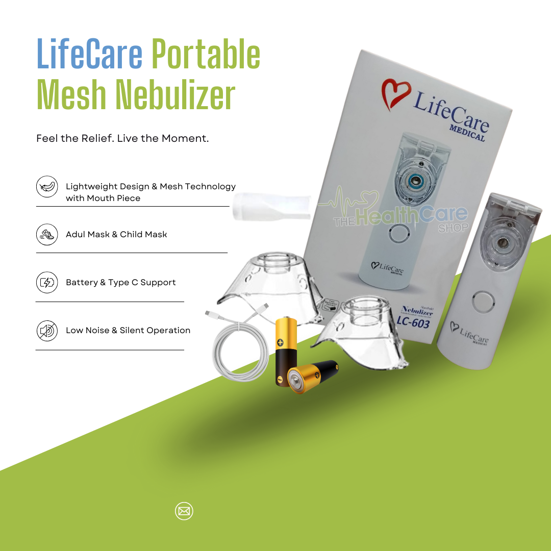 LifeCare Portable Mesh Nebulizer LC-603 | Nebulizer Machine Price in Pakistan