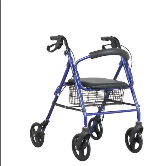 Rollator Walker KY 9146-L – Foldable, Lightweight & Adjustable Mobility Aid