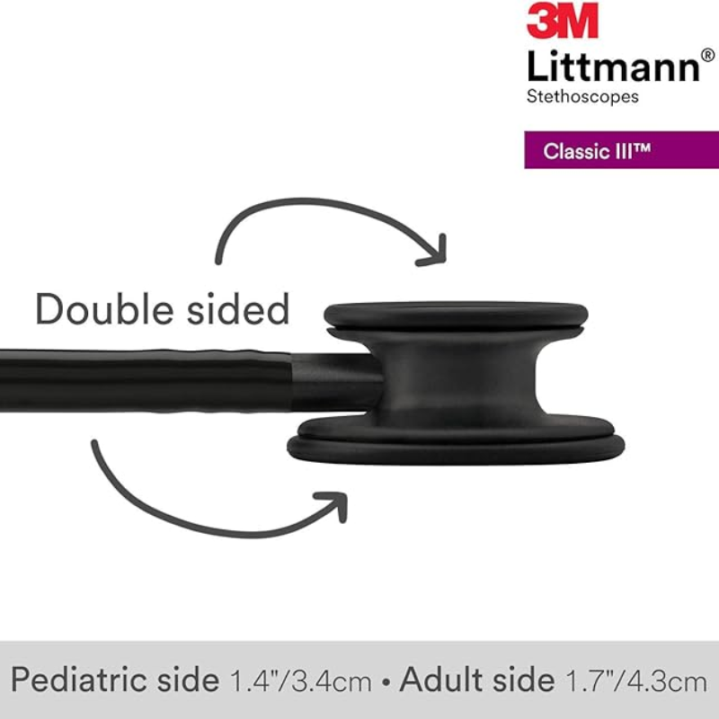 3M Littmann Classic III ( All Black ) Monitoring Stethoscope