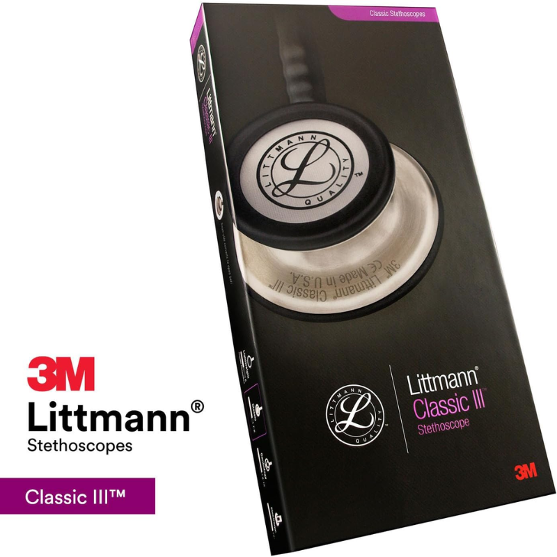3M Littmann Classic III ( All Black ) Monitoring Stethoscope