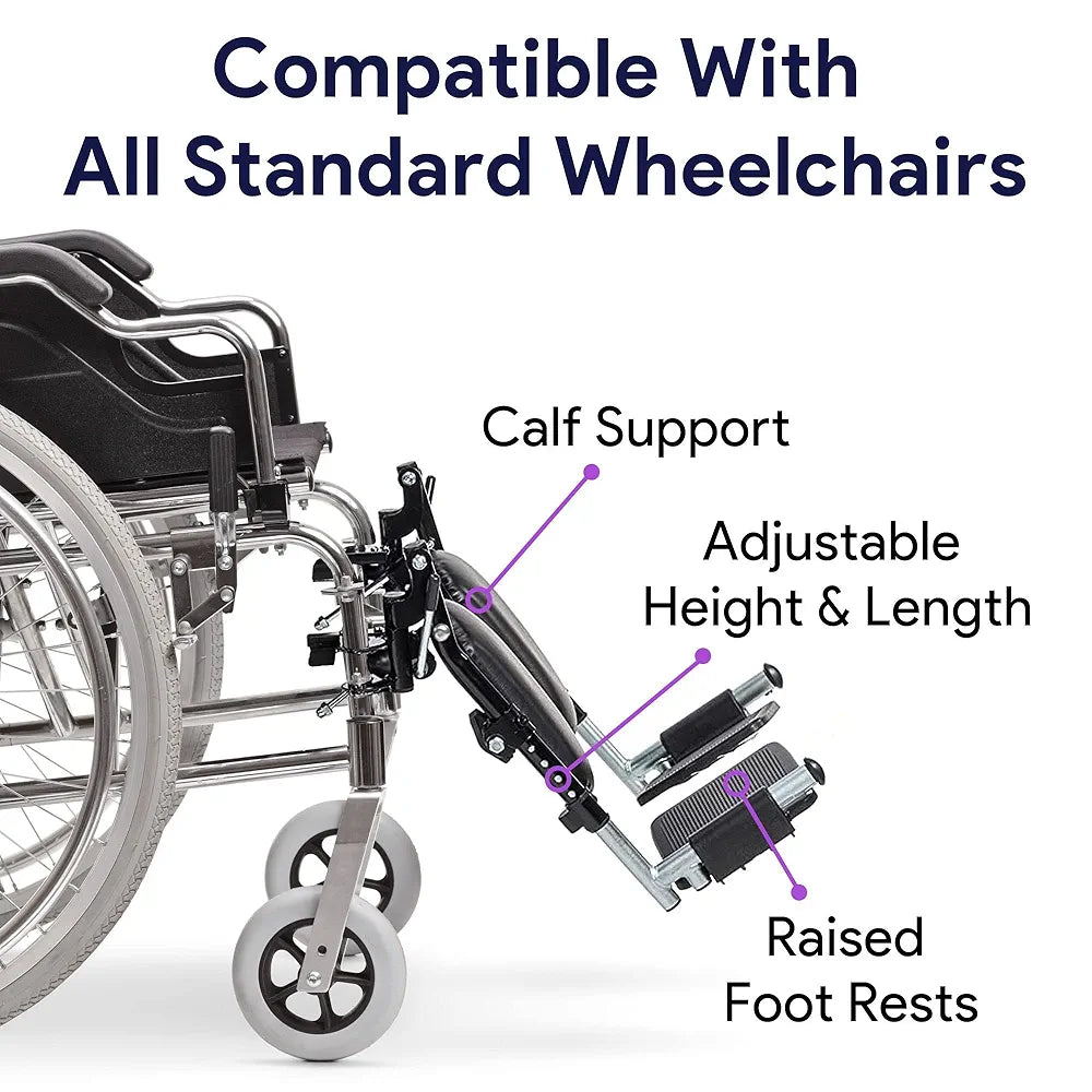 Orthopedic foot rests for wheelchair