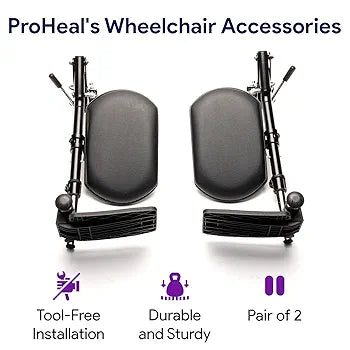 Orthopedic foot rests for wheelchair