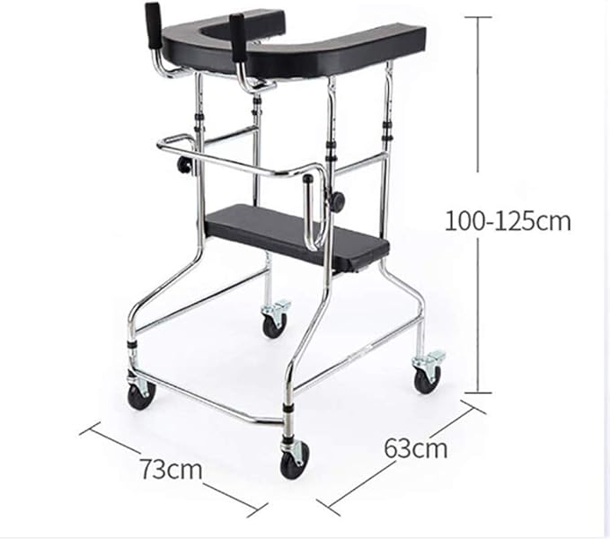 Practical Standing Rehabilitation Walker — Height Adjustable, Lightweight, Foldable