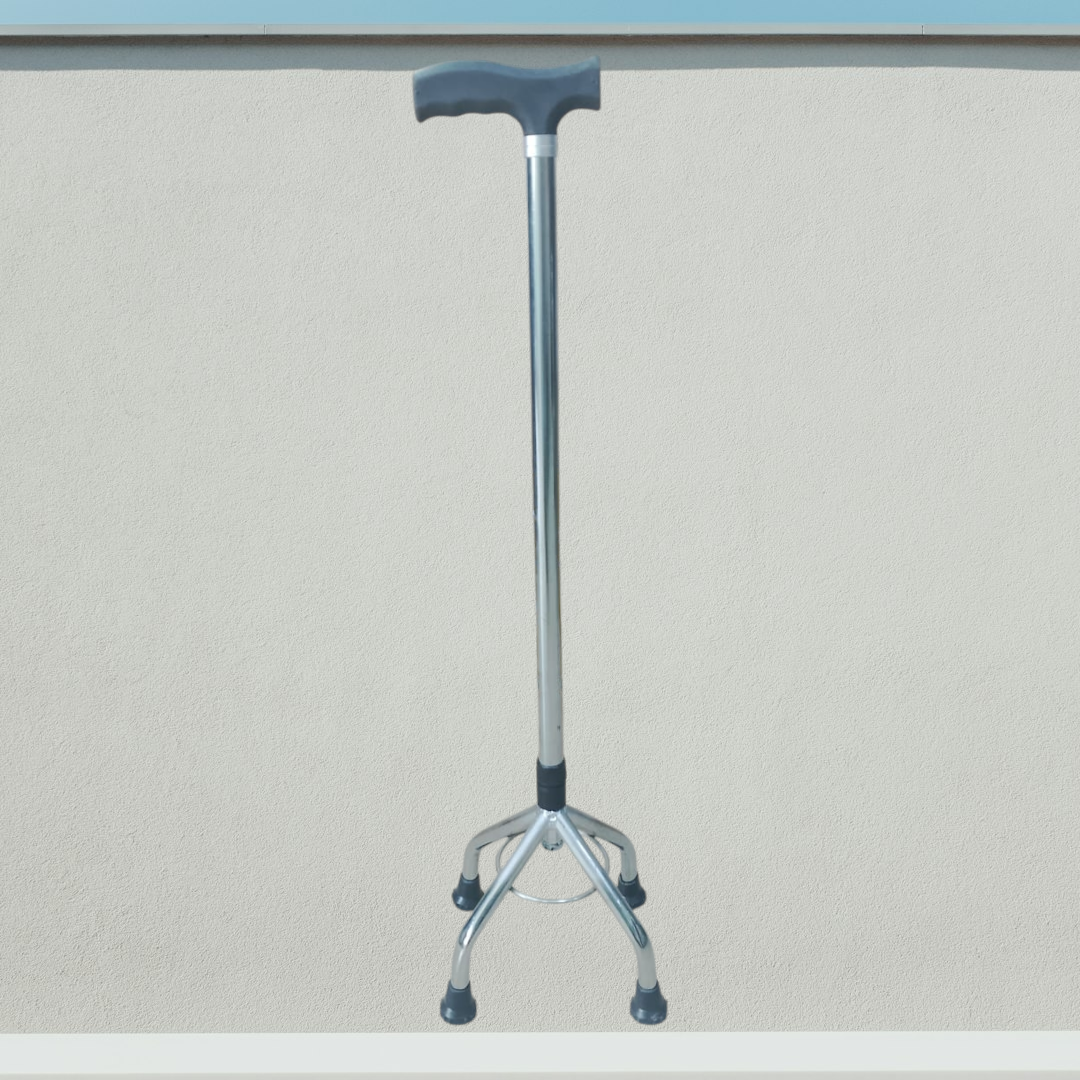 WALKING STICK 4 PAD QUAD CANE LOCAL 932 - A