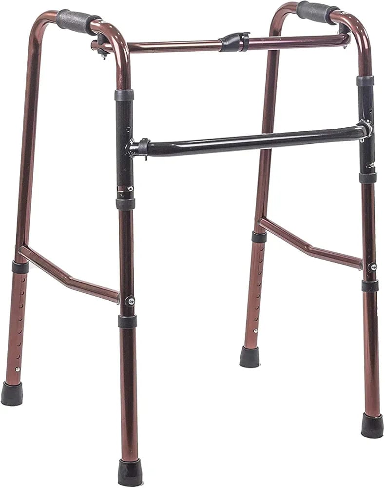 KY-919-L Adjustable Walker – Bronze Coating, Lightweight & Foldable