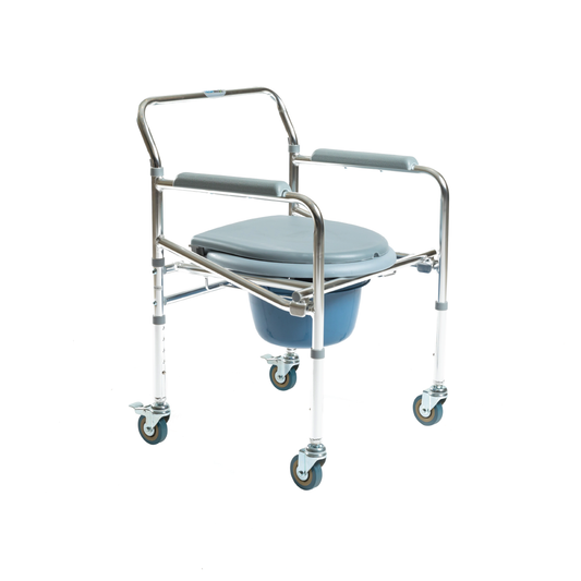 Foldable Commode Wheelchair KY-696