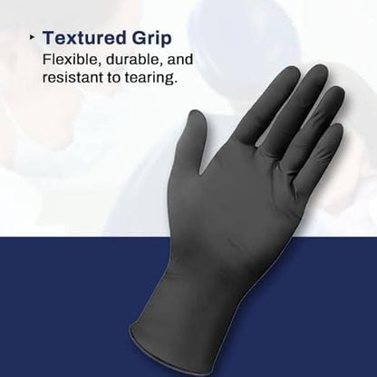 Black Nitrile Examination Gloves