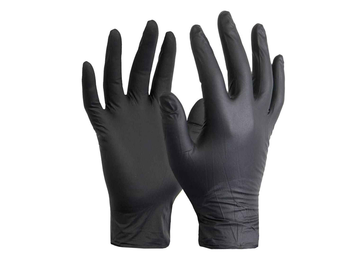 Black Nitrile Examination Gloves